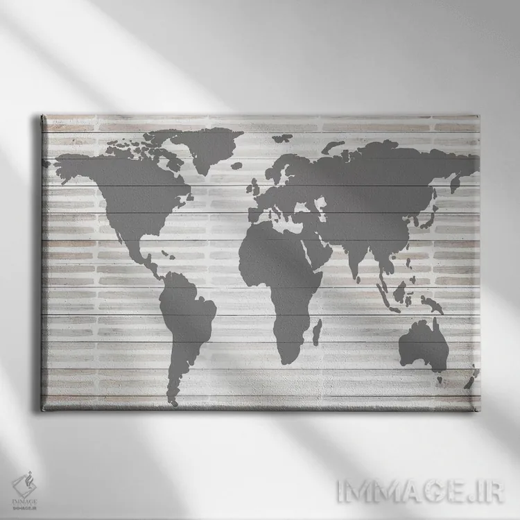 تابلو جهان خاکستری اثر آنا کوآچ - نمای روبهرو روی دیوار