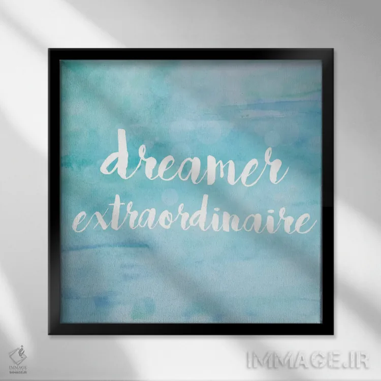 تابلو رویاپرداز برجسته اثر آنا کوآچ - نمای قابدار مشکی