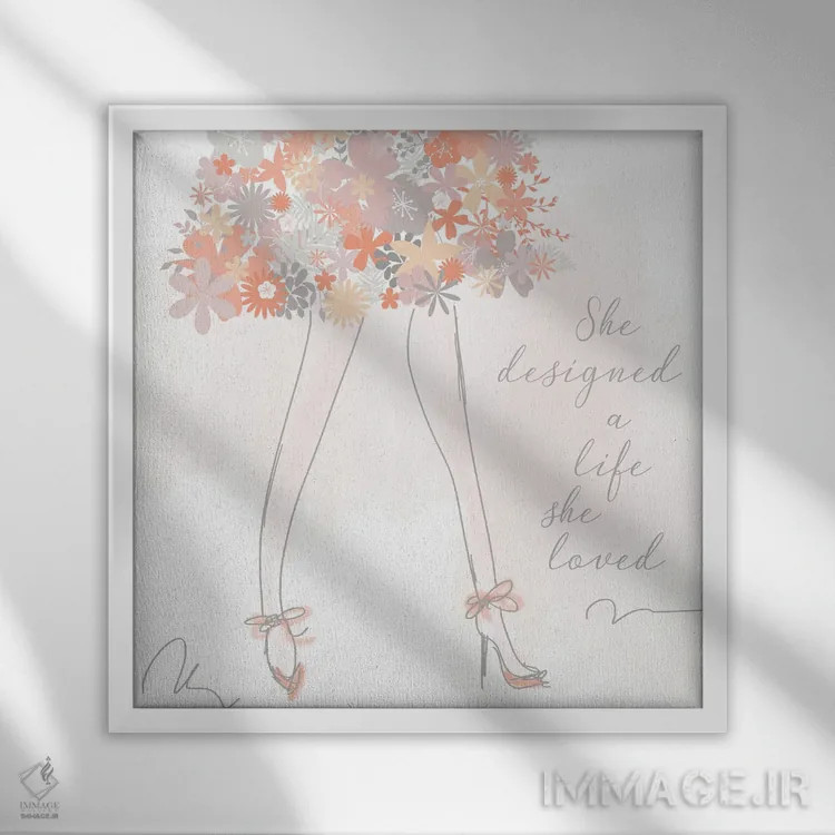 تابلو او زندگیای ساخت که دوستش داشت اثر آنا کوآچ - نمای قابدار سفید