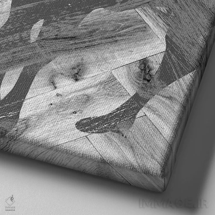 تابلو طبیعت عالی اثر آنا کوآچ - نمای نزدیک بافت بوم