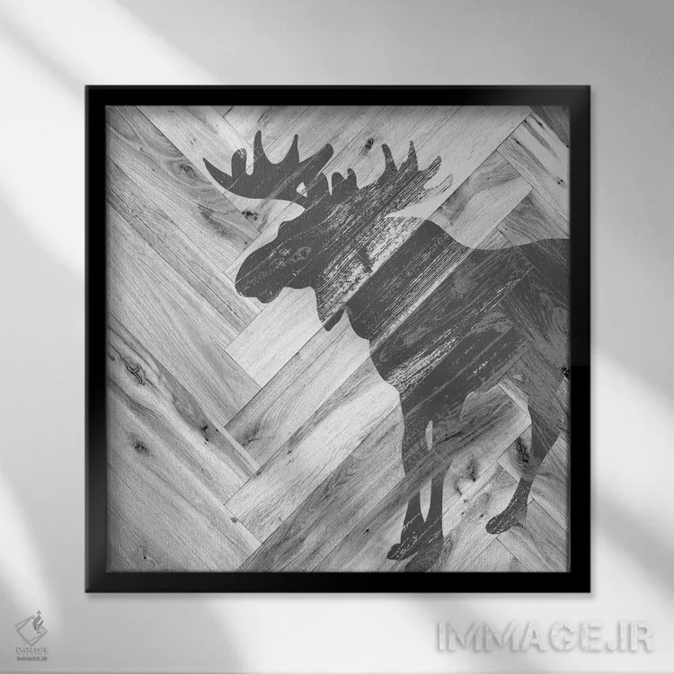 تابلو طبیعت عالی اثر آنا کوآچ - نمای قابدار مشکی