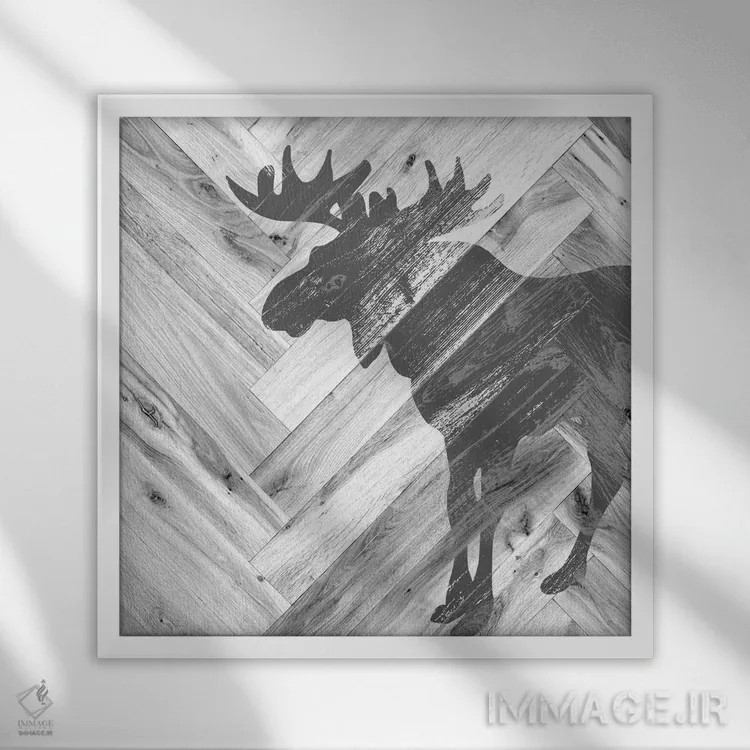 تابلو طبیعت عالی اثر آنا کوآچ - نمای قابدار سفید