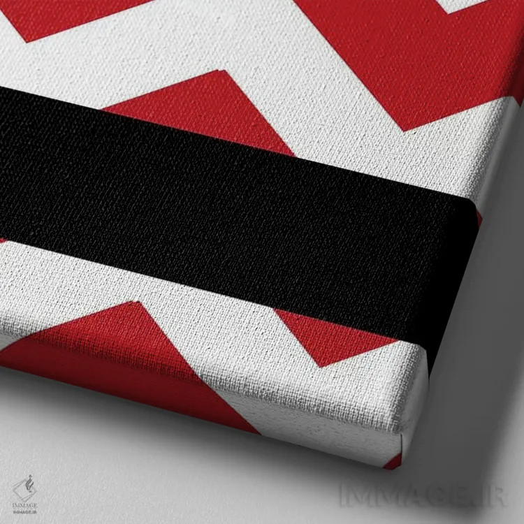 تابلو سانتا عزیز، میتوانم توضیح بدهم اثر آنا کوآچ - نمای نزدیک بافت بوم