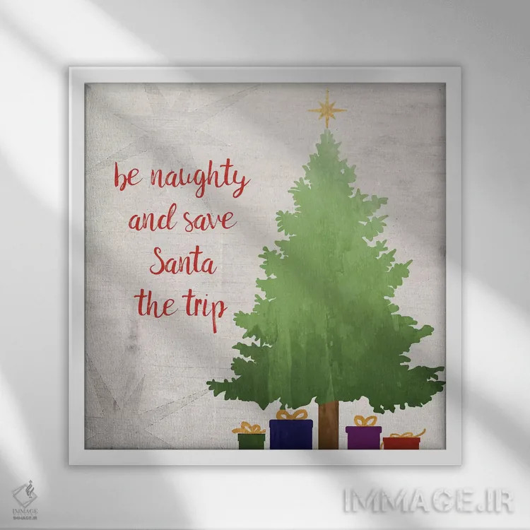 تابلو شیطون باش اثر آنا کوآچ - نمای قابدار سفید