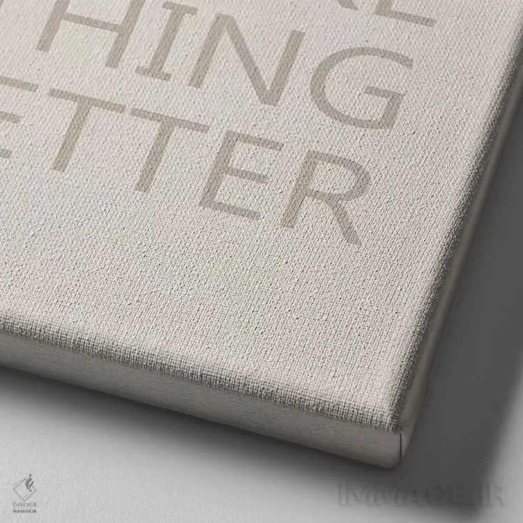 تابلو تو همهچیز را بهتر میکنی اثر آنا کوآچ - نمای نزدیک بافت بوم