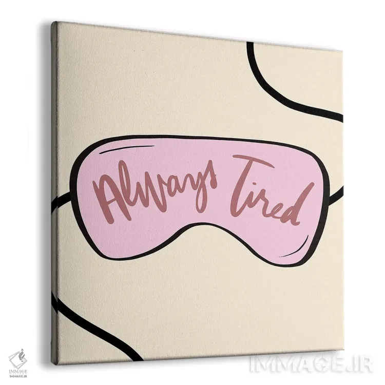 تابلو همیشه خسته (نقاب) اثر آنا کوآچ - نمای پرسپکتیو محصول