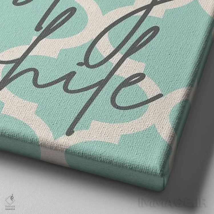 تابلو کمی بمان اثر آنا کوآچ - نمای نزدیک بافت بوم