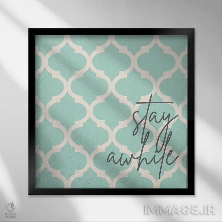 تابلو کمی بمان اثر آنا کوآچ - نمای قابدار مشکی