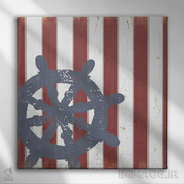 تابلو ساحل آمریکایی دوم اثر آنا کوآچ - نمای روبهرو روی دیوار