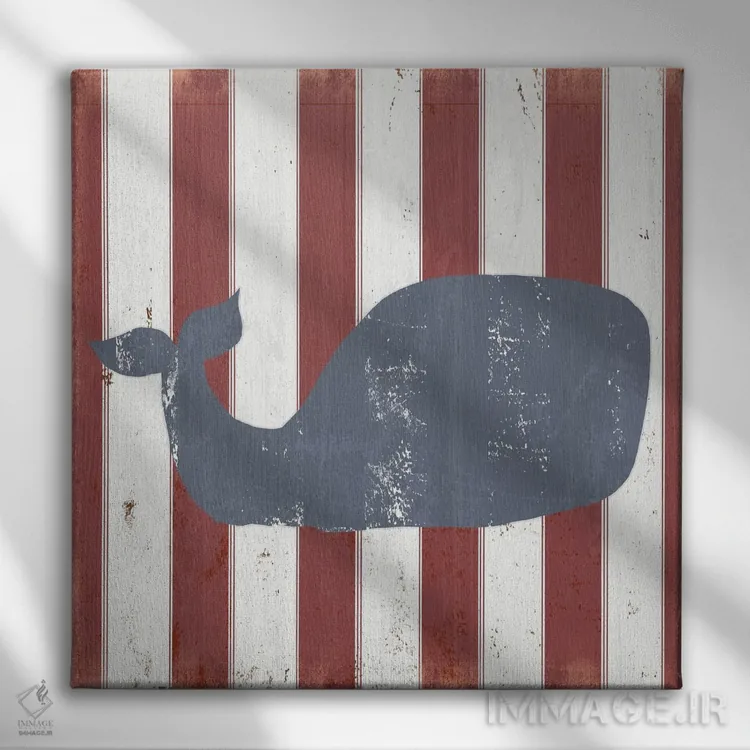 تابلو ساحل آمریکایی چهارم اثر آنا کوآچ - نمای روبهرو روی دیوار