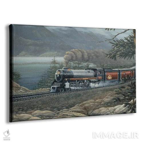 تابلو قطار سلطنتی هادسون اثر اندرسون آرت (گروه هنری) - نمای پرسپکتیو محصول