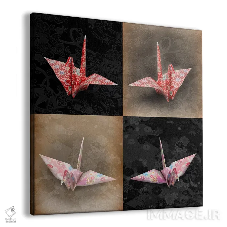 تابلو ادغام نقشهای سنتی اثر فایو بای فایو کالکتیو - نمای پرسپکتیو محصول