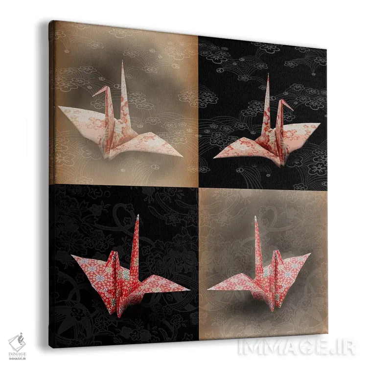 تابلو نقشهای درهمتنیده اثر فایو بای فایو کالکتیو - نمای پرسپکتیو محصول