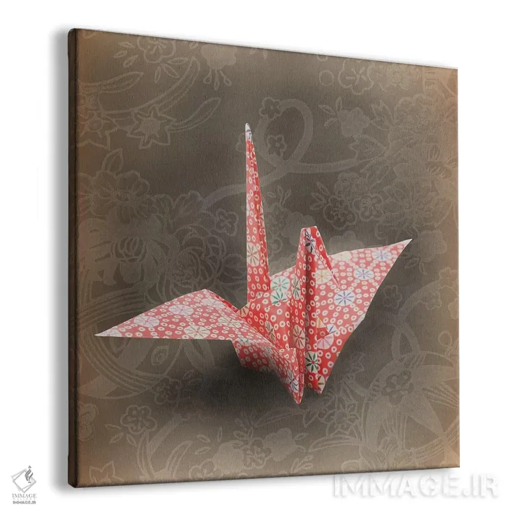 تابلو هنر کاغذی رو به افول (کلاسیک) اثر فایو بای فایو کالکتیو - نمای پرسپکتیو محصول