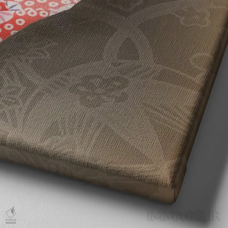 تابلو هنر کاغذی رو به افول (کلاسیک) اثر فایو بای فایو کالکتیو - نمای نزدیک بافت بوم