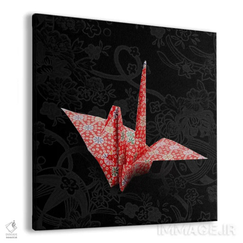 تابلو هنر کاغذی در حال افول اثر فایو بای فایو کالکتیو - نمای پرسپکتیو محصول