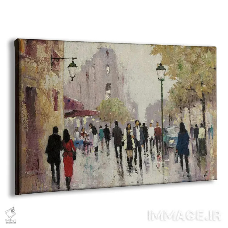 تابلو عصر پاریس (شماره ۱) اثر ای. آنتونی اورم - نمای پرسپکتیو محصول