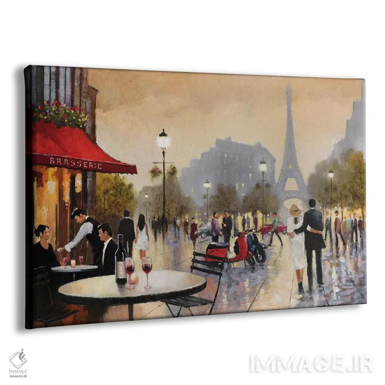 تابلو قدمزنی در پاریس اثر ای. آنتونی اورم - نمای پرسپکتیو محصول