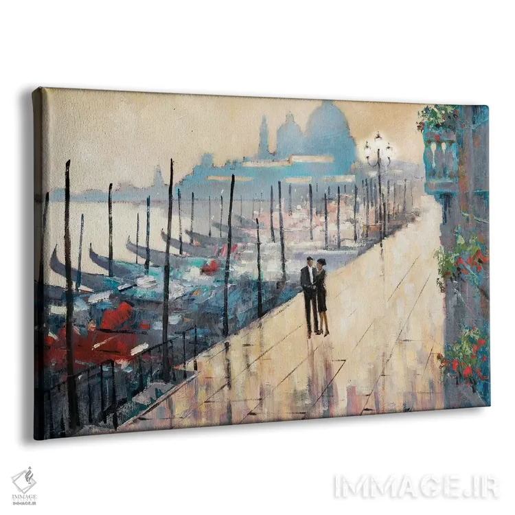 تابلو برخورد در ونیز اثر ای. آنتونی اورم - نمای پرسپکتیو محصول