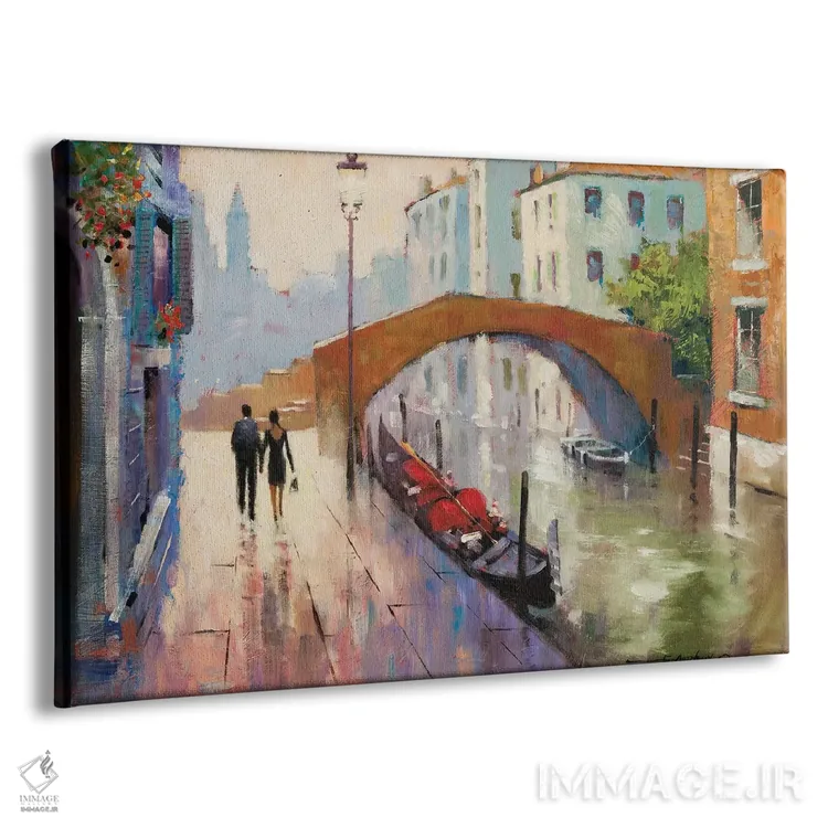 تابلو غروب ونیز اثر ای. آنتونی اورم - نمای پرسپکتیو محصول