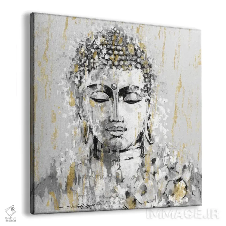 تابلو بودای آرام و ملایم اثر ای. آنتونی اورم - نمای پرسپکتیو محصول