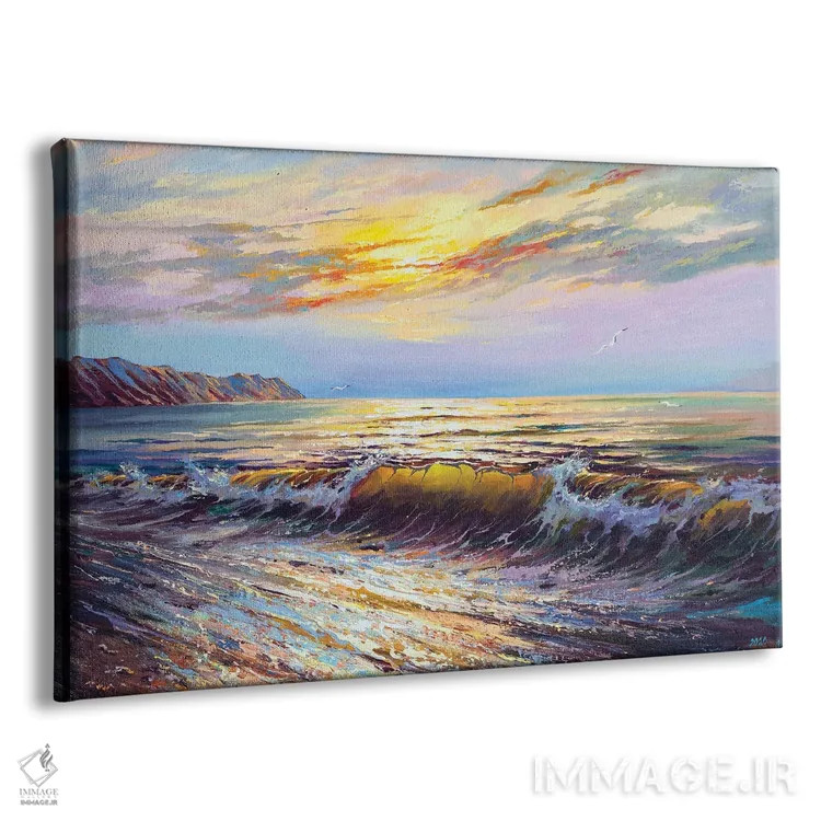 تابلو منظرهٔ دریا (شماره ۸) اثر آندره اوستاپچوک - نمای پرسپکتیو محصول