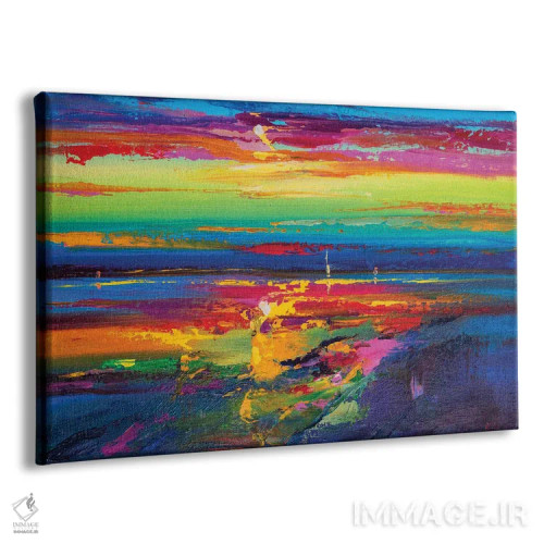 تابلو نمای دریا انتزاعی (شماره ۱۹) اثر آندره اوستاپچوک - نمای پرسپکتیو محصول