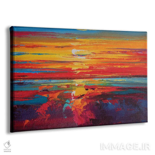 تابلو نمای دریا انتزاعی (شماره ۱۲) اثر آندره اوستاپچوک - نمای پرسپکتیو محصول