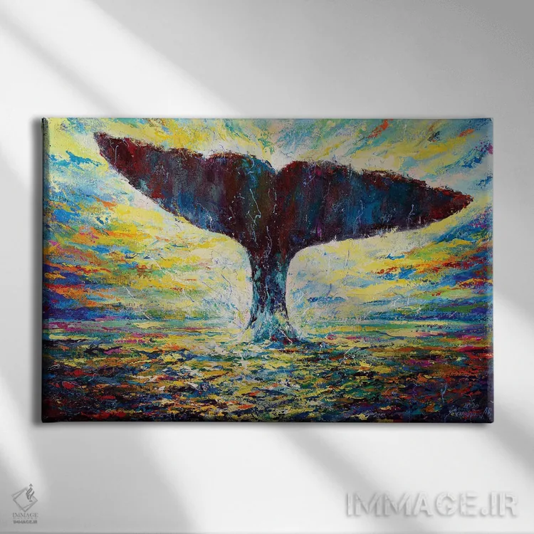 تابلو انرژی زندگی اثر آندره اوستاپچوک - نمای روبهرو روی دیوار