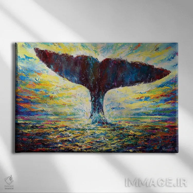 تابلو انرژی زندگی اثر آندره اوستاپچوک - نمای روبهرو روی دیوار