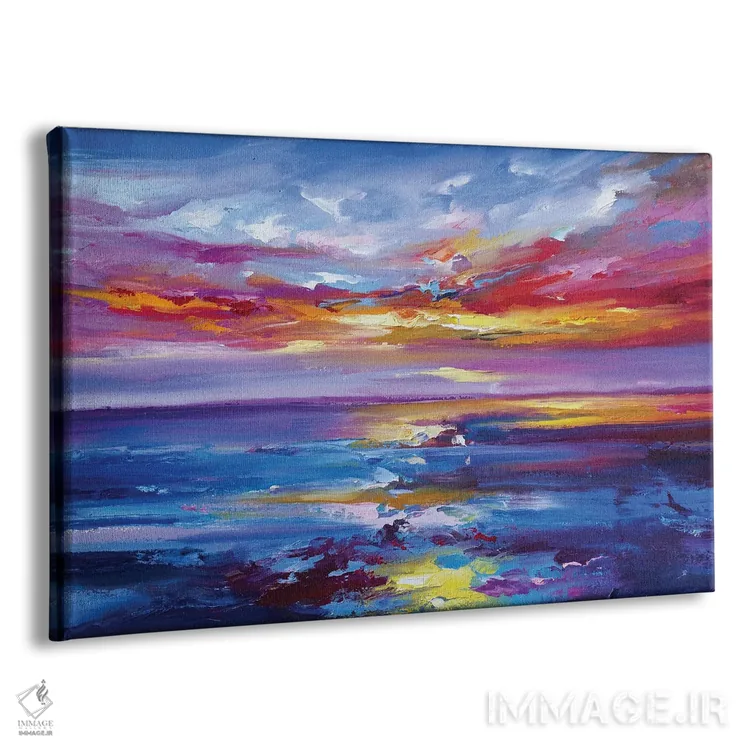 تابلو نمای دریا انتزاعی اثر آندره اوستاپچوک - نمای پرسپکتیو محصول