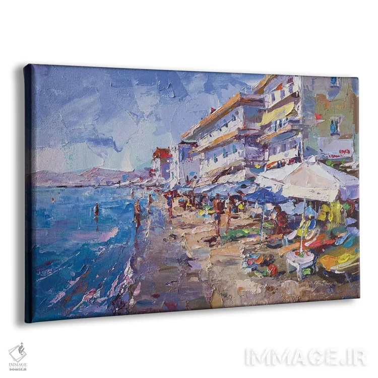 تابلو ساحل کاترینیس، یونان اثر آندره اوستاپچوک - نمای پرسپکتیو محصول