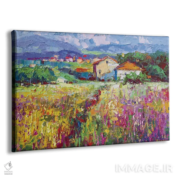 تابلو چشمانداز روستایی اثر آندره اوستاپچوک - نمای پرسپکتیو محصول