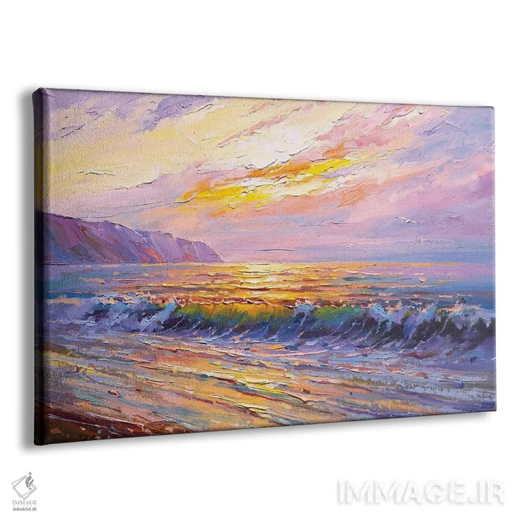 تابلو منظرهٔ صبحگاهی دریا اثر آندره اوستاپچوک - نمای پرسپکتیو محصول