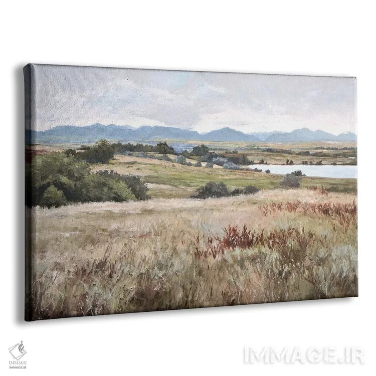 تابلو دریاچه استنلی (شماره ۱) اثر الکس اودنورالوف - نمای پرسپکتیو محصول