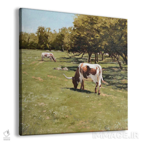 تابلو چَرا در بعدازظهر اثر الکس اودنورالوف - نمای پرسپکتیو محصول