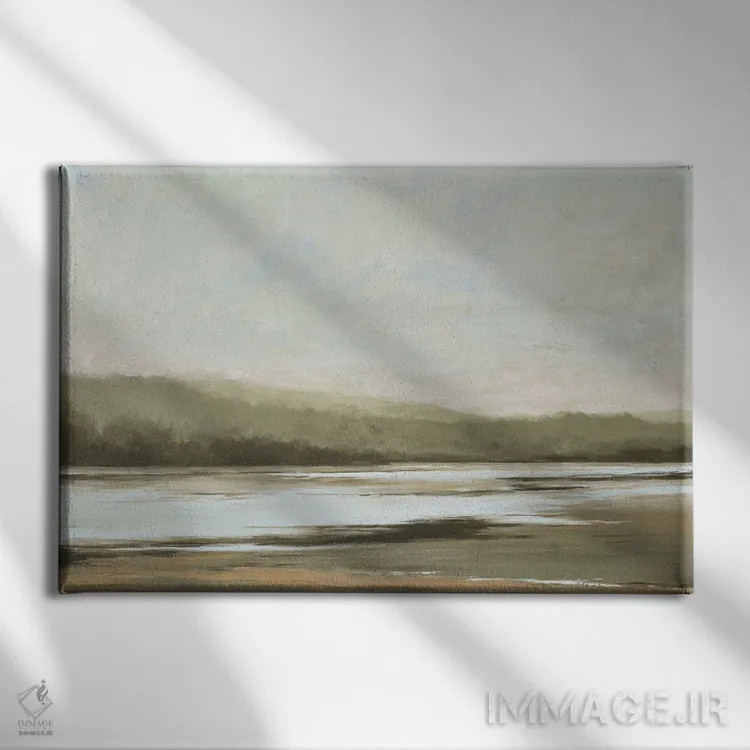 تابلو عبور کمعمق اثر الکس اودنورالوف - نمای روبهرو روی دیوار