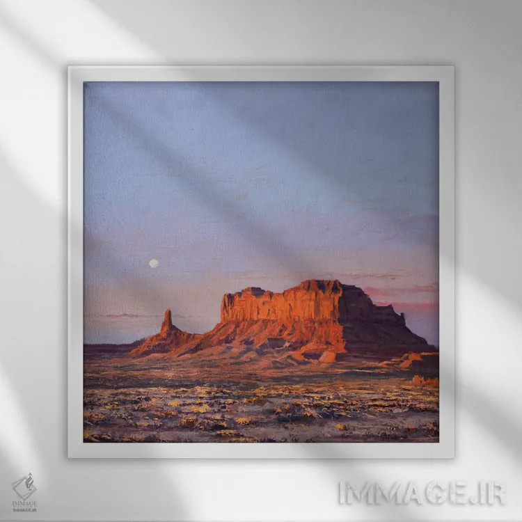 تابلو گرگومیش سونورا اثر الکس اودنورالوف - نمای قابدار سفید