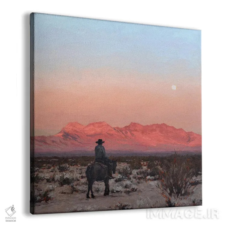 تابلو پوبهراه (سرگردان) اثر الکس اودنورالوف - نمای پرسپکتیو محصول