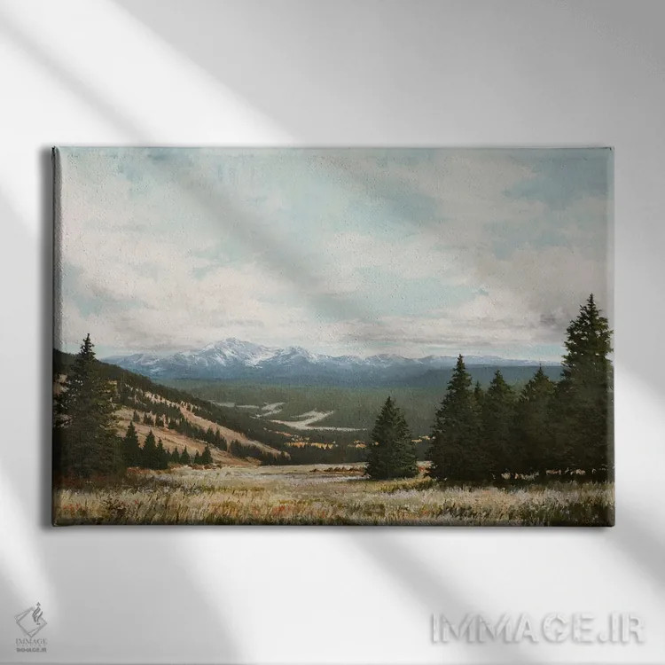 تابلو لیدویل (نام مکان) اثر الکس اودنورالوف - نمای روبهرو روی دیوار