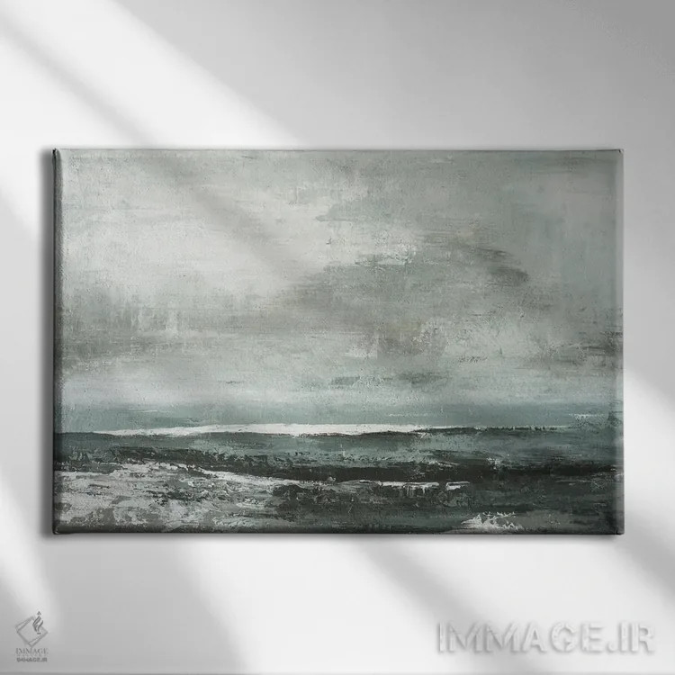 تابلو نیوپورت (نام شهر) اثر الکس اودنورالوف - نمای روبهرو روی دیوار