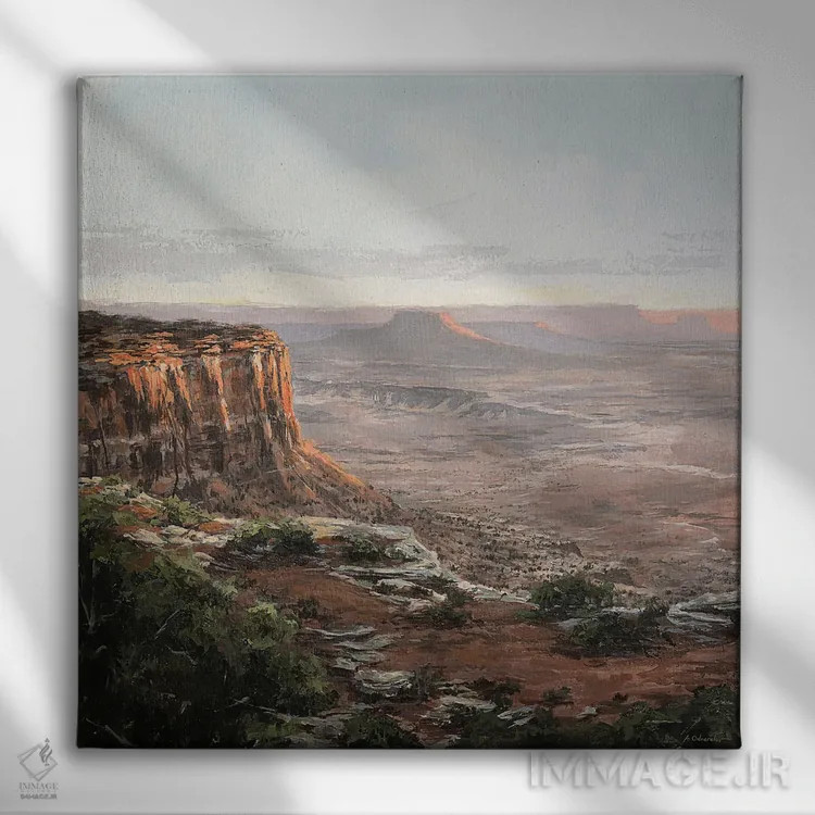 تابلو آخرین نور اثر الکس اودنورالوف - نمای روبهرو روی دیوار