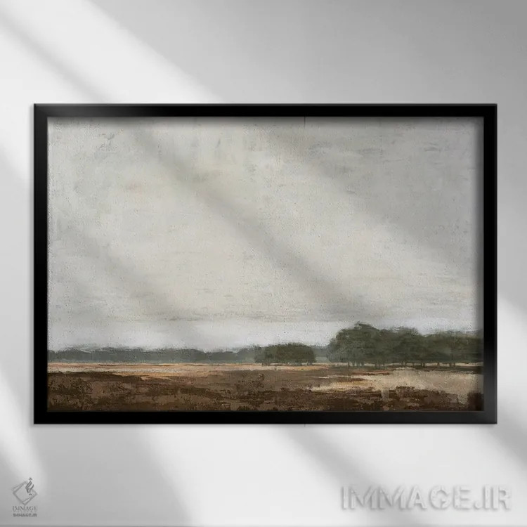 تابلو پنهان اثر الکس اودنورالوف - نمای قابدار مشکی