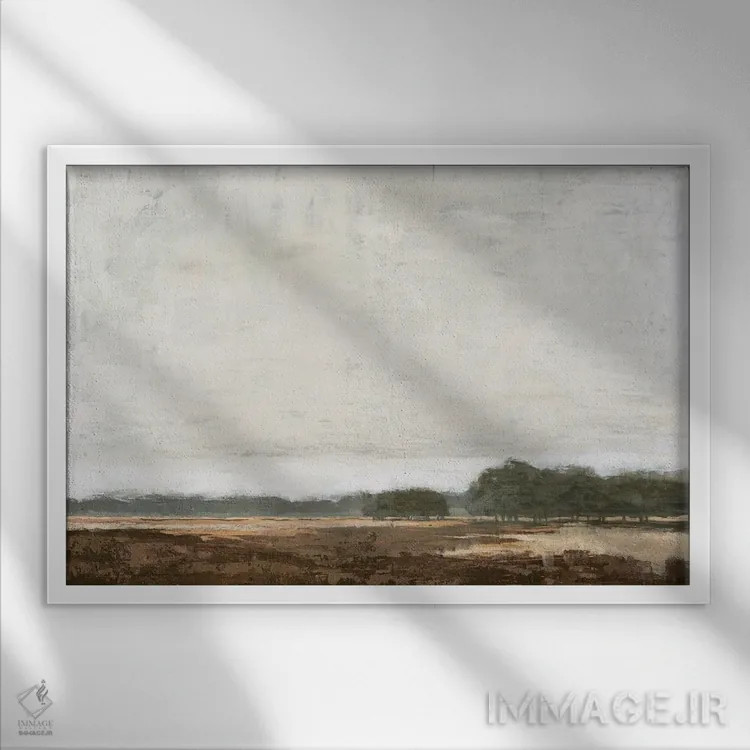 تابلو پنهان اثر الکس اودنورالوف - نمای قابدار سفید