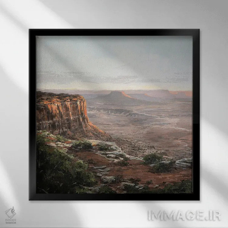 تابلو آخرین نور اثر الکس اودنورالوف - نمای قابدار مشکی