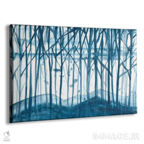 تابلو درختان زمستانی اثر آنا اوز - نمای پرسپکتیو محصول