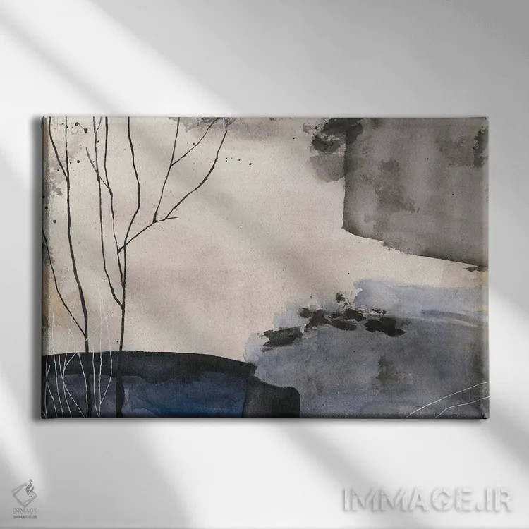 تابلو شاخههای نجواگر اثر آنا اوز - نمای روبهرو روی دیوار