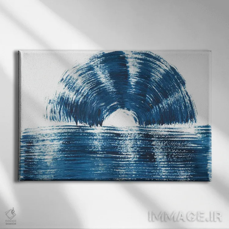 تابلو طاق آبی اثر آنا اوز - نمای روبهرو روی دیوار