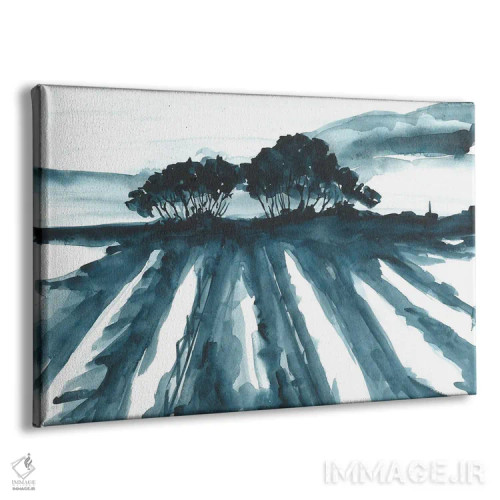 تابلو دشت آبی اثر آنا اوز - نمای پرسپکتیو محصول