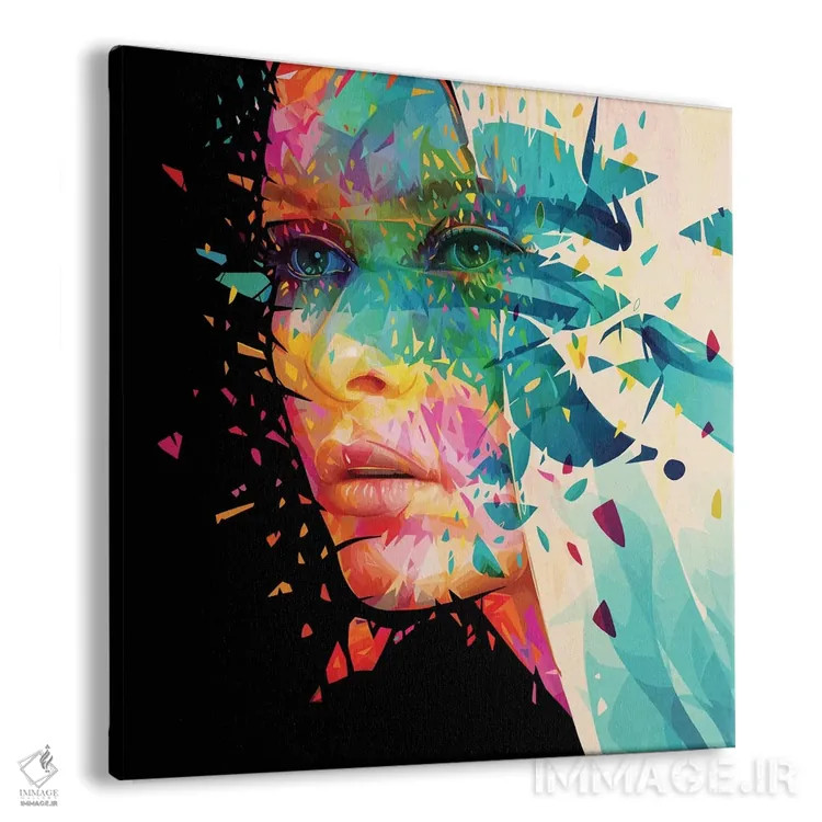 تابلو گلهای نقاشیشده اثر آلساندرو پوتاسو - نمای پرسپکتیو محصول